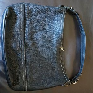 Coach Black Pebble Leather handbag